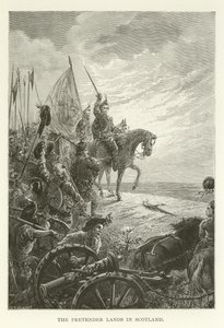 The Pretender landar i Skottland av American School