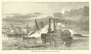 Drottningen av väst och Vicksburg, februari 1863 av American School