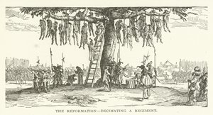 Reformationen, decimerar ett regemente av American School