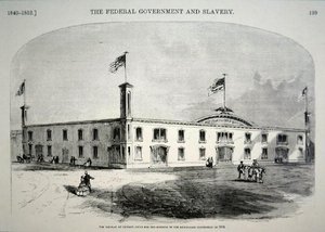 Det republikanska "Wigwam" HQ, Chicago av American School