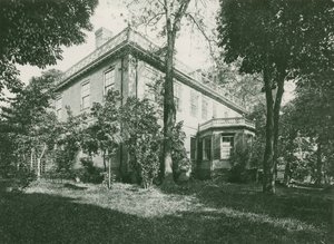 The Schuyler Mansion Albany (fotogravyr) av American School