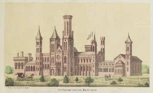 Smithsonian Institute, Washington, publicerad av E. Sachse av American School