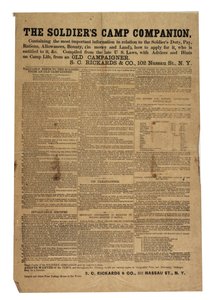 Soldaternas lägerföljeslagare, ca 1861-1865 av American School