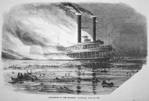 "Sultana"-katastrofen, på Mississippi av American School
