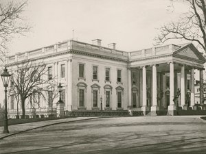 Vita huset, Washington DC (fotogravyr) av American School