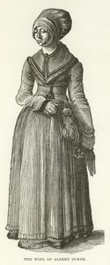 Hustrun till Albert Durer av American School