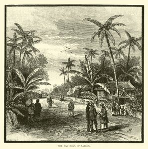 Saigons omgivningar av American School