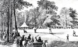 Det första konventet för basebollklubbar, New York, 1857 av American School