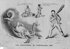 Radikalismens störtande, 1867, c.1867 av American School