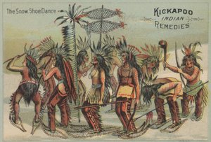 Snöskodansen (chromolitho) av American School