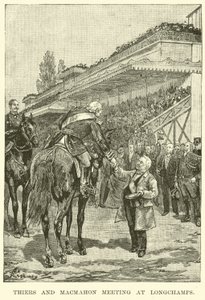 Thiers och Macmahon möts på Longchamps av American School