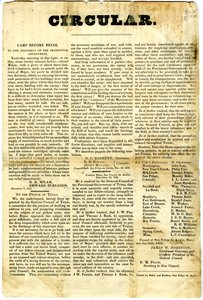 Till The People of Texas angående: belägring av mexikansk garnison i San Antonio de Bexar, 10 december 1835