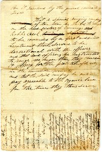 Till The People of Texas angående: belägring av mexikansk garnison i San Antonio de Bexar, 10 december 1835