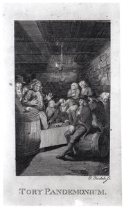 Tory Pandemonium, från John Trumbulls 
