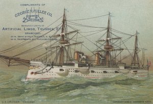 US Navy kryssare USS Chicago, 1898 av American School