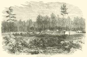 Union arbetar på Weldon Road, augusti 1864 av American School