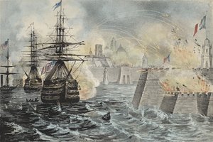Segerbombardement av Vera Cruz av American School