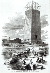 Vy över Washington-monumentet som det nu ser ut, från 