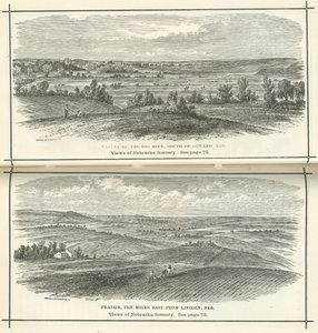Utsikt över Nebraska Scenery av American School