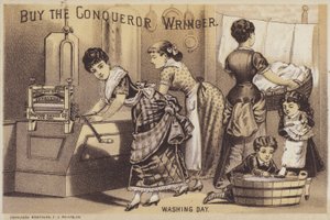 Tvättdag (chromolitho) av American School