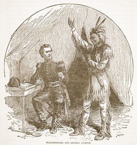 Weathersford och General Jackson, från en bokpub. 1896 av American School