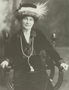 Willa Cather, ca 1910 (gravyr) av American School