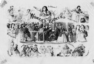 Kvinnors rättigheter, c. 1870 av American School
