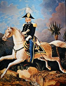 Zachary Taylor (lito i färg) av American School
