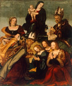 Madonna med barnet och heliga Gregorius den store (målning)