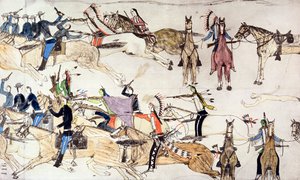Slaget vid Little Bighorn, Montana, USA, 25-26 juni 1876 c1900
