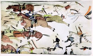 Slaget vid Little Big Horn, Montana, USA, 25-26 juni 1876, c1900
