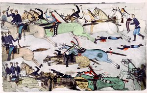 Slaget vid Little Big Horn, Montana, USA, 25-26 juni 1876, c1900