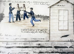 Crazy Horses död, Fort Robinson, Nebraska, USA, 1877 c1900