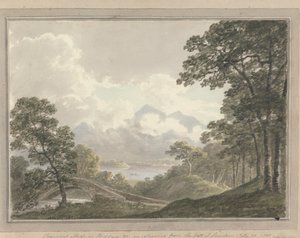 Utsikter i England, Skottland och Wales: Övergående effekt på Skodow och c., vid återkomst från Lowdoors fall, 30 juli 1805 av Amos Green