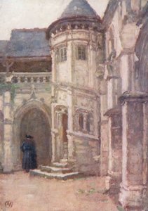 La Psallette, Tours (färglitografi)