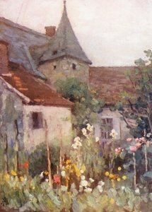 The Old Manor (färglitografi)
