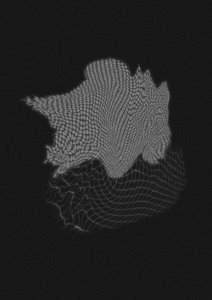 Abstrakt vågigt rutnät