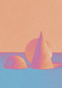 Drömlika geometriska former av Amy Louise Baker