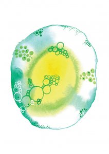 Organiska vätskebubblor av Amy Louise Baker