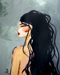 Profil för en lugn kvinna av Amy Straley