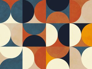 Geometri New12 Brun av Ana Rut Bre