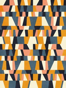Rainbow Plus Shapes  Blå senapsgul14 av Ana Rut Bre