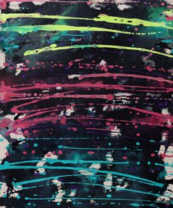 Färgglada droppslangar