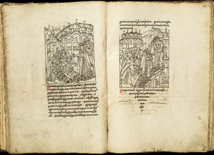 Kröningen av Ivan IV den 16 januari 1547 Från den upplysta sammanställda krönikan, andra hälften av 1500-talet.