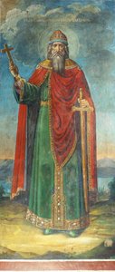Storhertigen Vladimir Svyatoslavich av Ancient Russian frescos