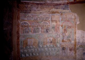 I Hippodromen, 1000-talet av Ancient Russian frescos