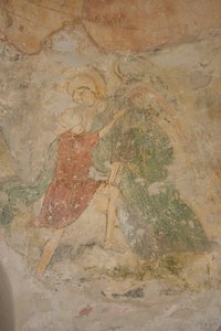 Jakob och ängeln, 1100-talet av Ancient Russian frescos