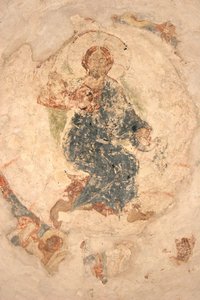 Kristi himmelsfärd, 1313 av Ancient Russian frescos