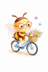 En trevlig cykeltur med bin
