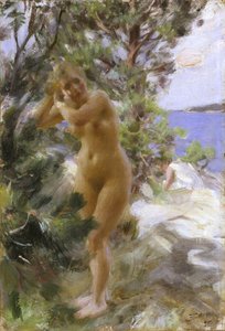 Efter badet av Anders Leonard Zorn